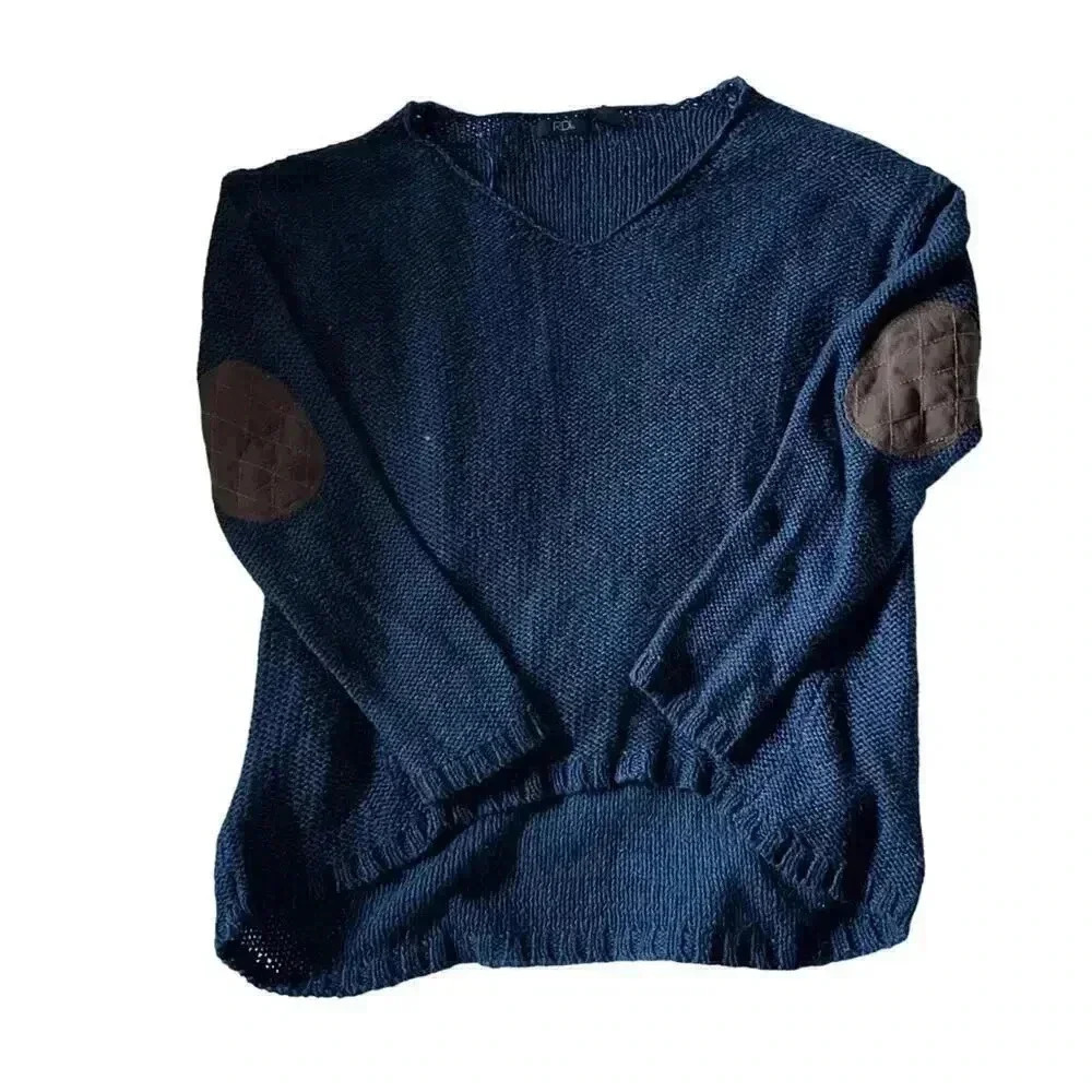 RDI‎ Sweater with Leather Elbow Pads